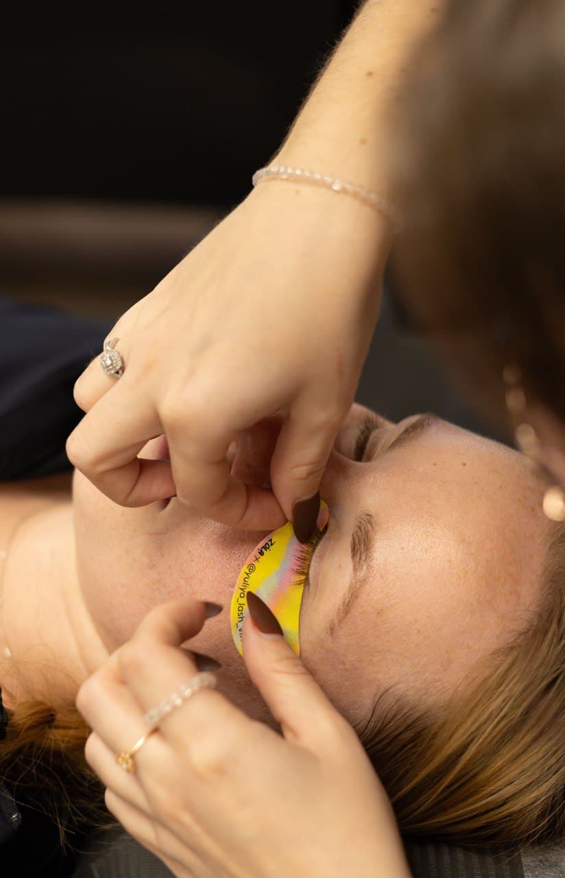 Under Eye Patch Application